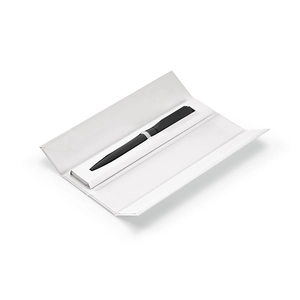Stylo en aluminium recyclé, encre noire 1 km Dokumental® personnalisable