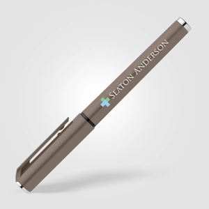 Stylo gel monochrome en plastique recyclé personnalisable