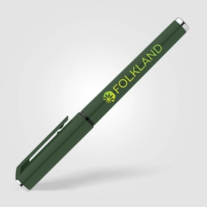Stylo gel monochrome en plastique recyclé personnalisable