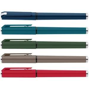 Stylo gel monochrome en plastique recyclé personnalisable