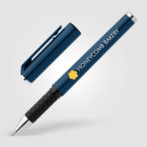 Stylo gel monochrome en plastique recyclé personnalisable