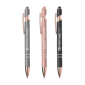 Stylo métal PRINCE SOFTY finition soft touch - avec stylet personnalisable