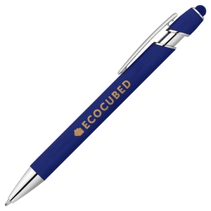 Stylo stylet en bambou coloré personnalisable