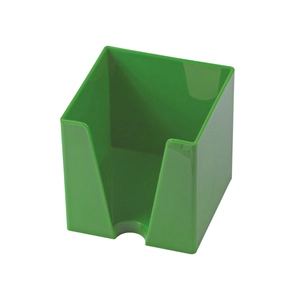Support bloc papier, porte bloc papier FSC carré 89x89x77 mm personnalisable