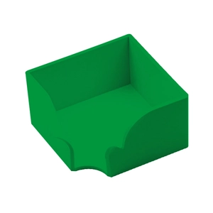 Support bloc papier, porte bloc papier FSC carré 90x90x48 mm personnalisable