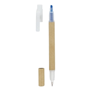 Surligneur papier combiné à un stylo à bille personnalisable