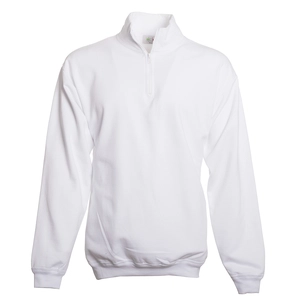 Sweat 1/2 zip 100% coton pour homme personnalisable