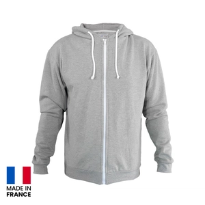 Sweat à capuche made in France 270gr/m2 - teinté et tricoté en France personnalisable