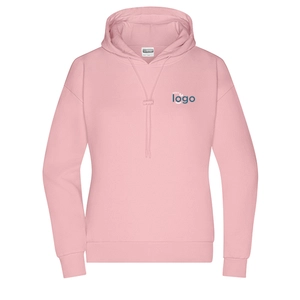 Sweat à capuche pour femme en coton et polyester personnalisable