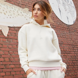 Sweat à capuche pour femme en coton et polyester personnalisable