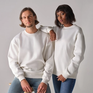 Sweat col rond coton biologique 340g - fabrication europe