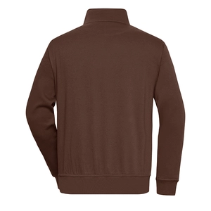 Sweat de travail Homme avec fermeture 1/4 de zip - lavable 60°C personnalisable