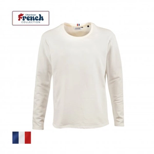 Sweat Made in France 100% coton molleton non gratté personnalisable