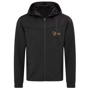 Sweat zippé à capuche homme, 24% en RPET personnalisable