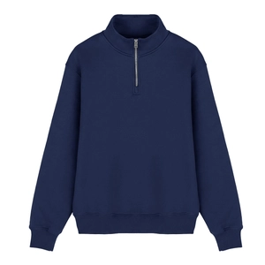 Sweat zippé coton biologique - made in europe personnalisable