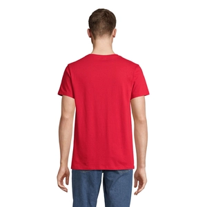 T-shirt col V, 100 % coton semi-peigné ringspun personnalisable