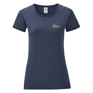 T-shirt femme ICONIC 100% coton peigné personnalisable