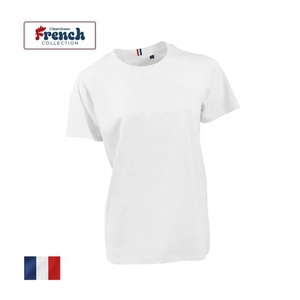 T Shirt femme made in France 100% coton bio 170g personnalisable