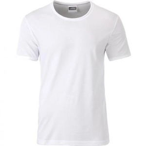 T-shirt homme 100% coton bio, col rond, manches courtes personnalisable