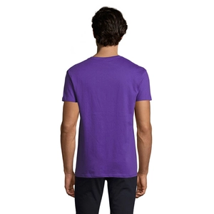 T-shirt homme col rond, 100% coton semi-peigné ringspun personnalisable