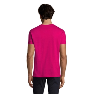 T-shirt homme col rond, 100% coton semi-peigné ringspun personnalisable