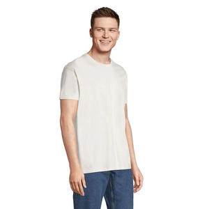 T-shirt homme col rond, 100% coton semi-peigné ringspun personnalisable