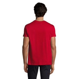 T-shirt homme col rond, 100% coton semi-peigné ringspun personnalisable