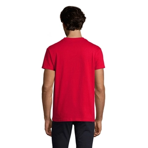 T-shirt homme col rond, 100% coton semi-peigné ringspun personnalisable
