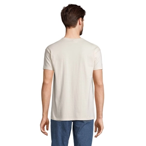 T-shirt homme col rond, 100% coton semi-peigné ringspun personnalisable