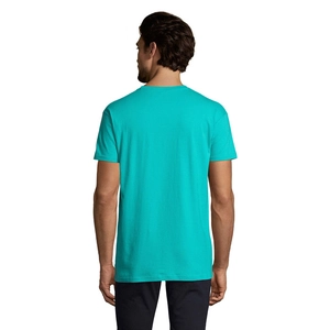 T-shirt homme col rond, 100% coton semi-peigné ringspun personnalisable