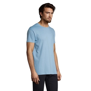 T-shirt homme col rond, 100% coton semi-peigné ringspun personnalisable