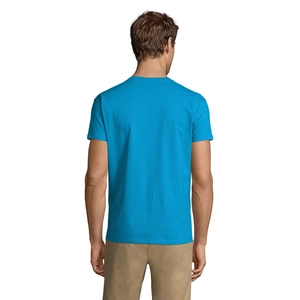 T-shirt homme col rond, 100% coton semi-peigné ringspun personnalisable