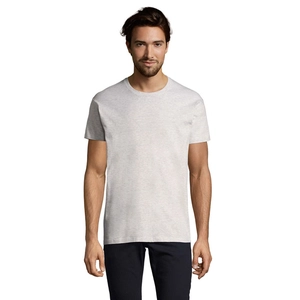 T-shirt homme col rond, 100% coton semi-peigné ringspun personnalisable