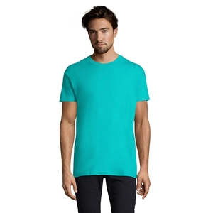 T-shirt homme col rond, 100% coton semi-peigné ringspun personnalisable