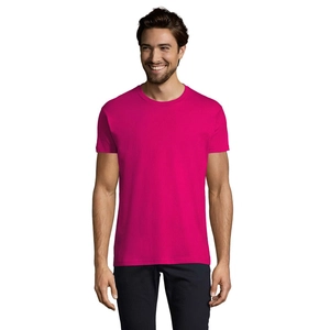 T-shirt homme col rond, 100% coton semi-peigné ringspun personnalisable