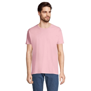 T-shirt homme col rond, 100% coton semi-peigné ringspun personnalisable