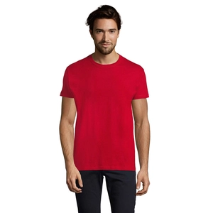 T-shirt homme col rond, 100% coton semi-peigné ringspun personnalisable