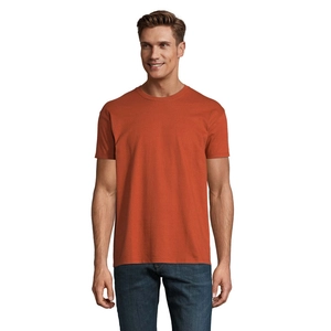 T-shirt homme col rond, 100% coton semi-peigné ringspun personnalisable