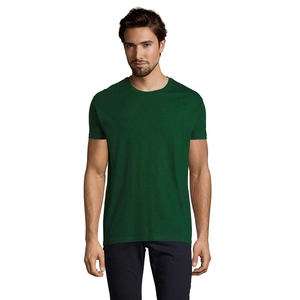 T-shirt homme col rond, 100% coton semi-peigné ringspun personnalisable