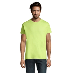 T-shirt homme col rond, 100% coton semi-peigné ringspun personnalisable