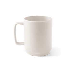 Tasse en céramique avec corps cylindrique personnalisable