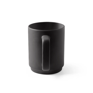 Tasse en céramique avec corps cylindrique personnalisable