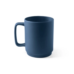 Tasse en céramique avec corps cylindrique personnalisable