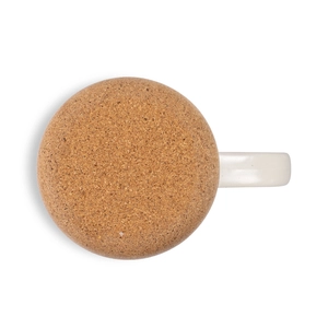 Tasse en céramique avec socle en liège 320 ml personnalisable