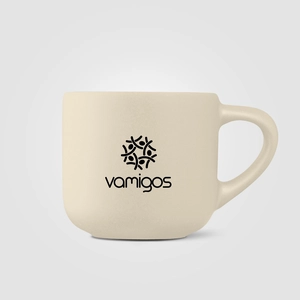Tasse espresso en céramique avec finition mate – 90 ml personnalisable