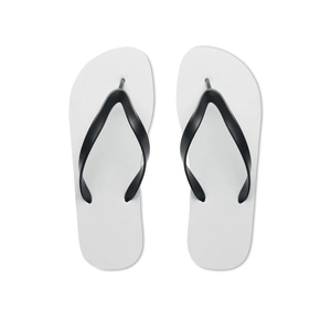 Tongs confortables avec grande surface de personnalisation personnalisable