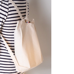 Tote bag à dos confectionné en France - coton recyclé 250gr/m2 personnalisable