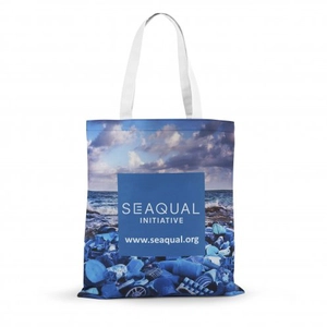 Tote bag coloris 100% sur-mesure en SEAQUAL personnalisable