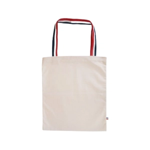 Totebag 280g made in France avec anses et puce tricolores personnalisable