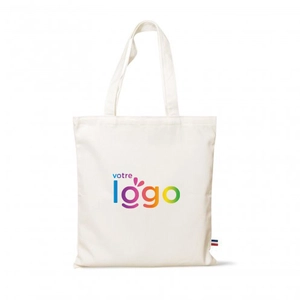 Totebag anses longues Fabrication Française 100% coton bio GOTS personnalisable